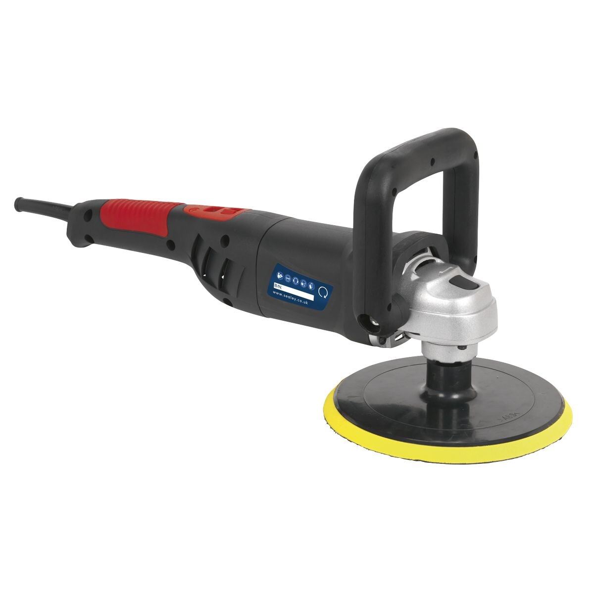 Sealey 180mm Lightweight Digital Polisher 180mm 1100W/230V - Image 10