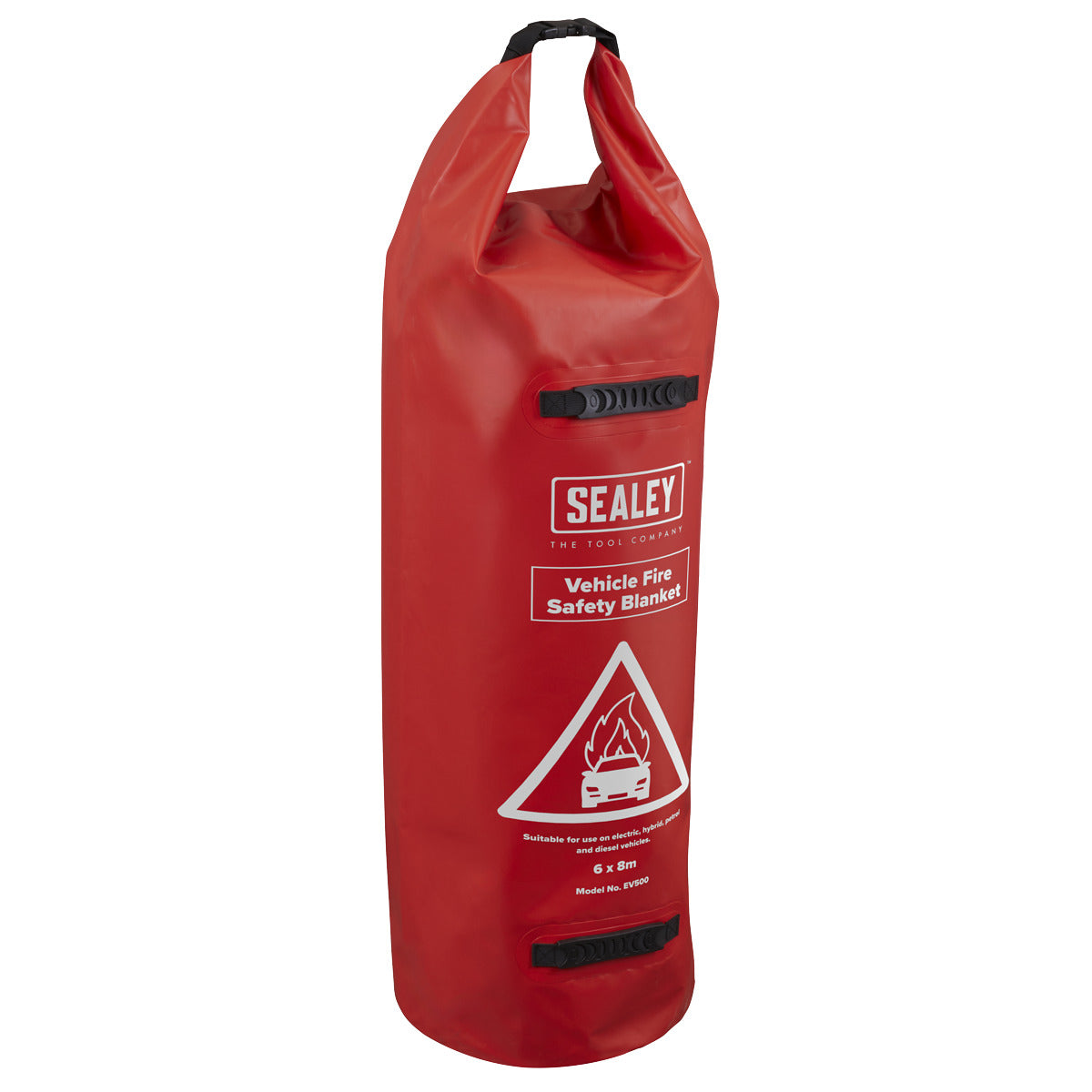 Sealey Vehicle Fire Safety Blanket - Silicone Coated 6 x 8m EV500