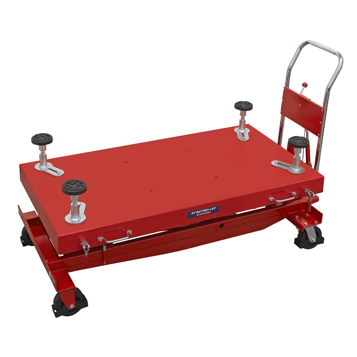Sealey High Lift EV Battery Lift/Hydraulic Platform Truck 1000kg Capacity - Image 1