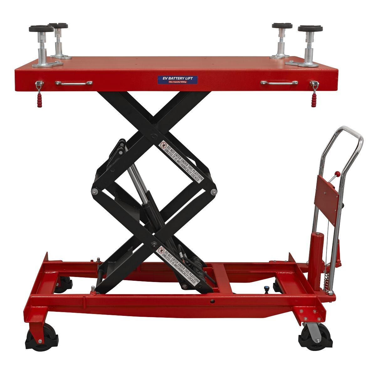 Sealey High Lift EV Battery Lift/Hydraulic Platform Truck 1000kg Capacity - Image 5