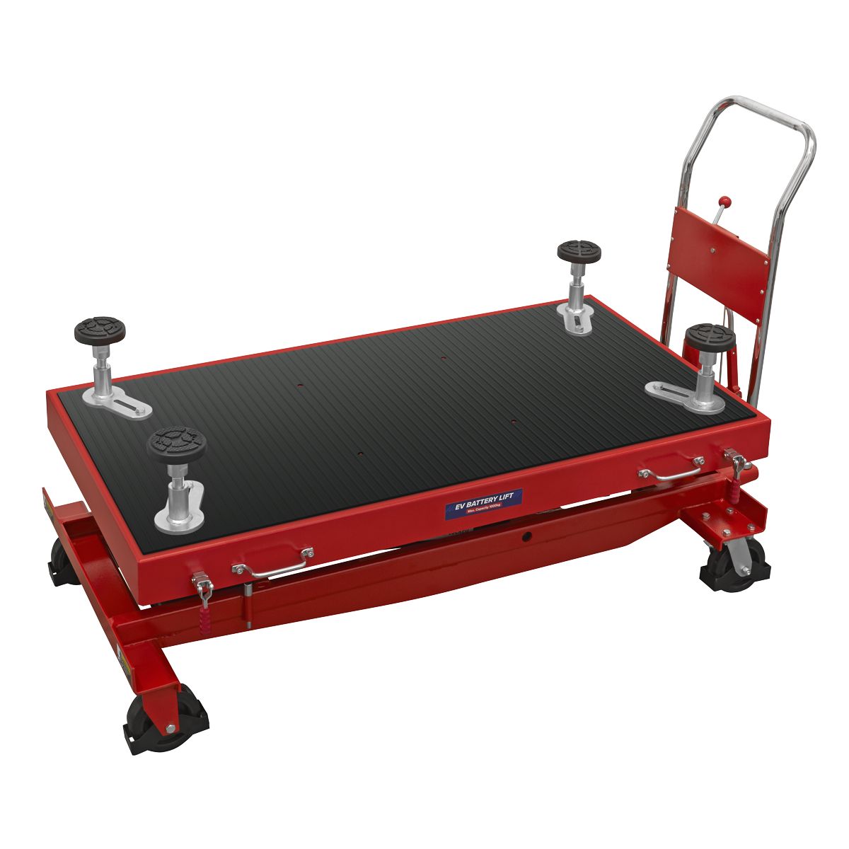 Sealey High Lift EV Battery Lift/Hydraulic Platform Truck 1000kg Capacity - Image 8