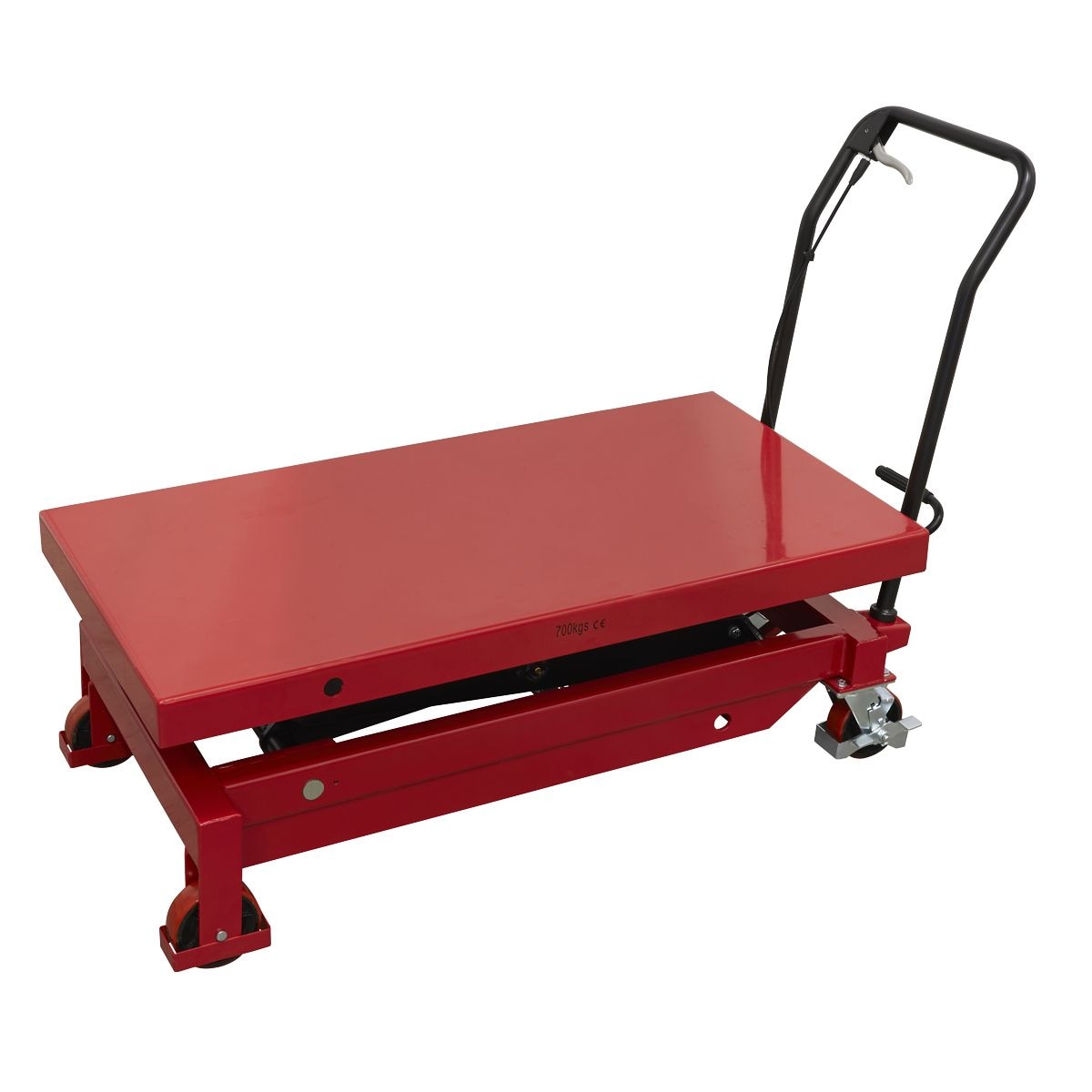 Sealey High Lift EV Battery Lift/Hydraulic Platform Truck 700kg Capacity - Image 1
