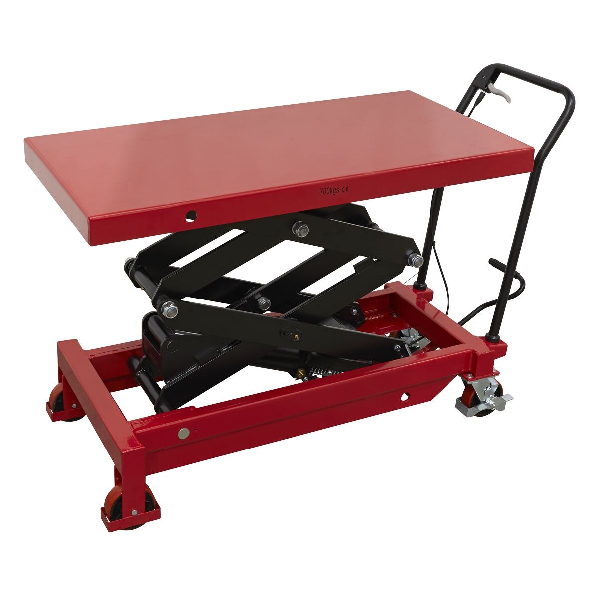 Sealey High Lift EV Battery Lift/Hydraulic Platform Truck 700kg Capacity - Image 3