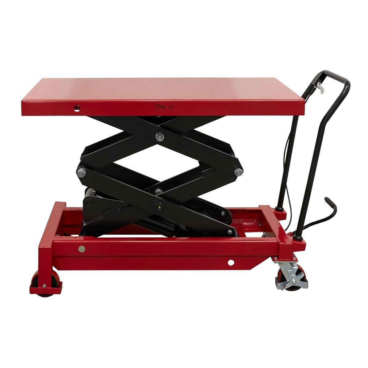 Sealey High Lift EV Battery Lift/Hydraulic Platform Truck 700kg Capacity - Image 4