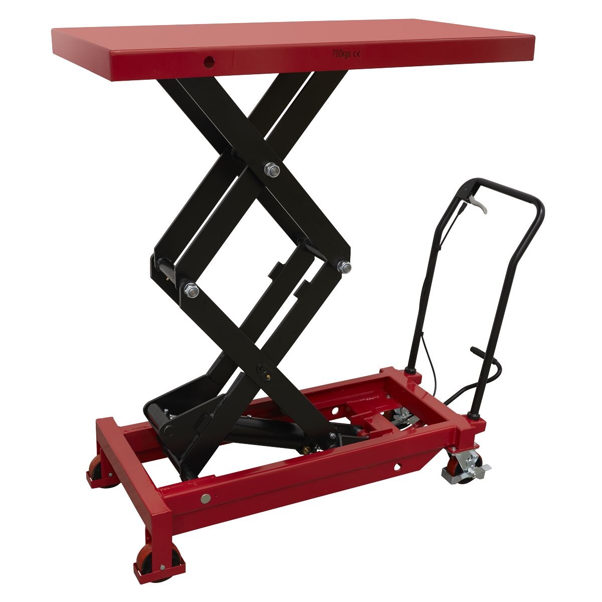 Sealey High Lift EV Battery Lift/Hydraulic Platform Truck 700kg Capacity - Image 5