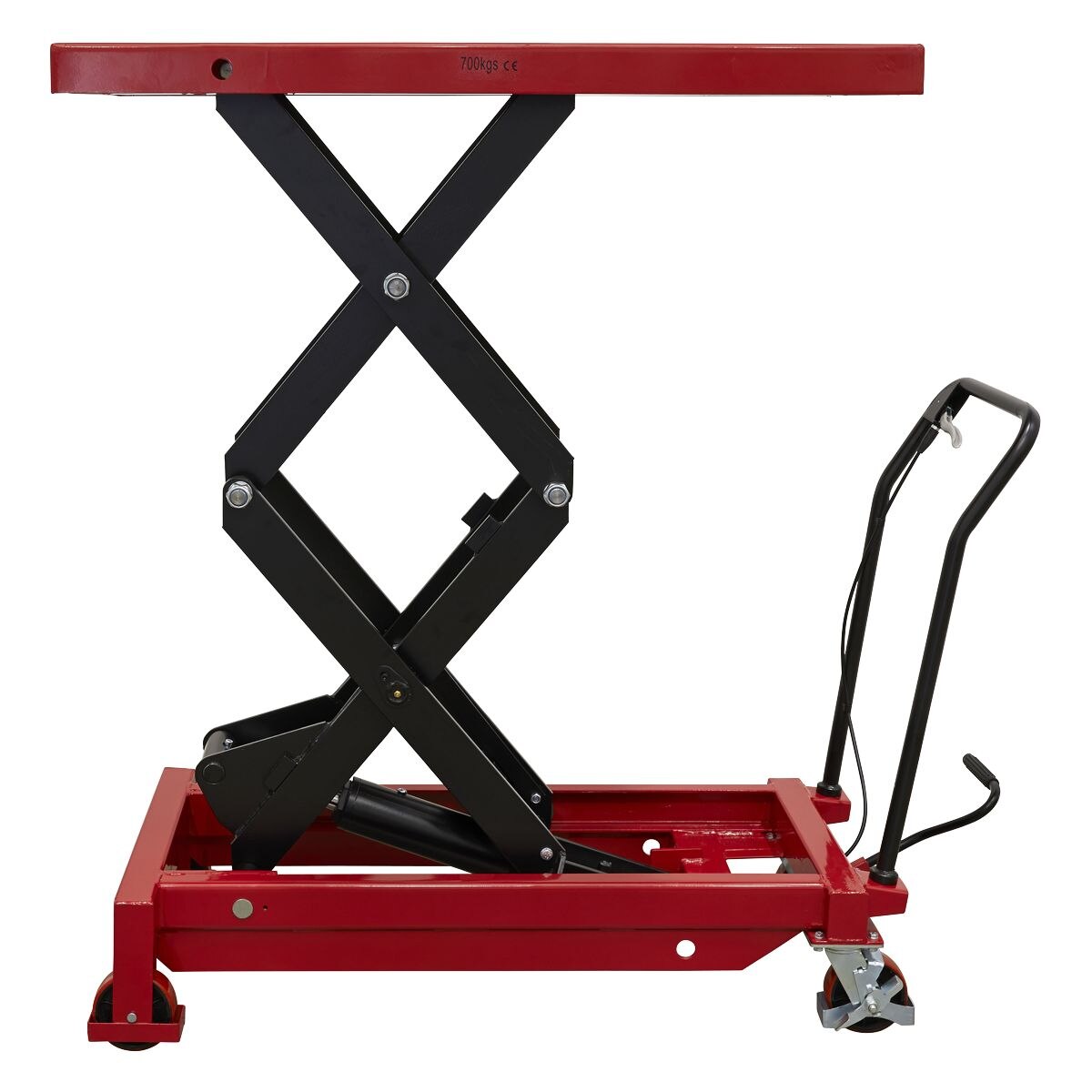 Sealey High Lift EV Battery Lift/Hydraulic Platform Truck 700kg Capacity - Image 6