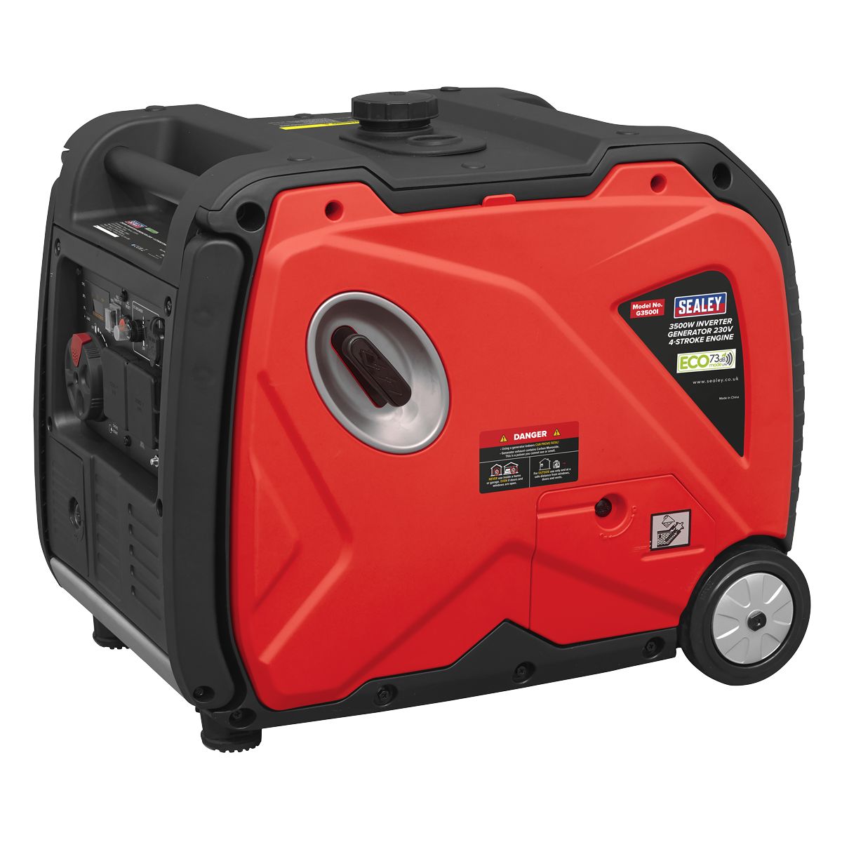 Sealey 3500W Inverter Generator 4-Stroke Engine 230V - Image 3