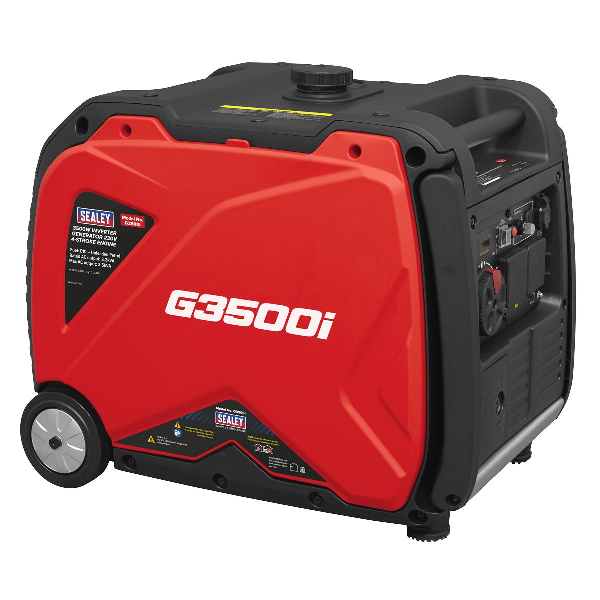 Sealey 3500W Inverter Generator 4-Stroke Engine 230V - Image 4
