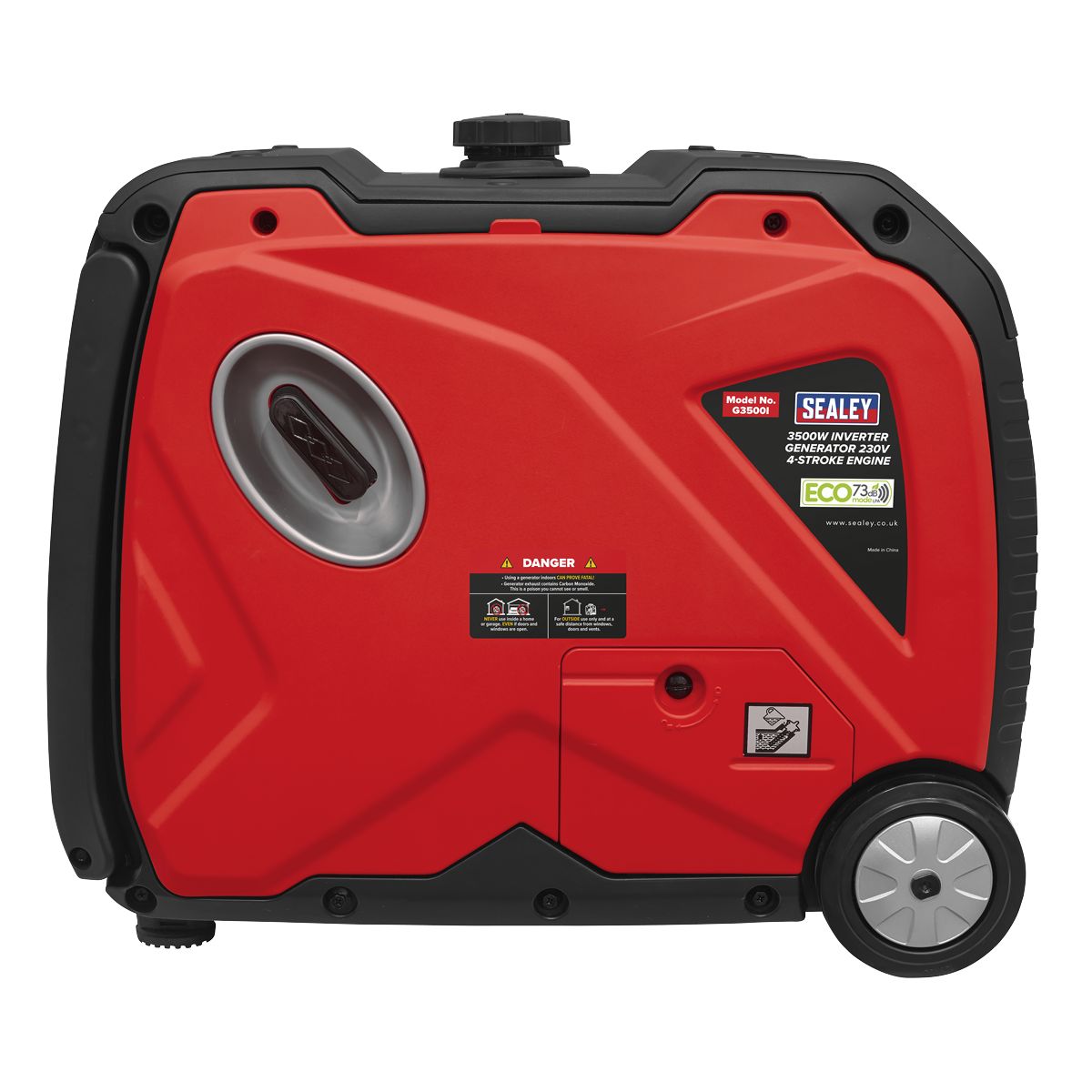 Sealey 3500W Inverter Generator 4-Stroke Engine 230V - Image 5