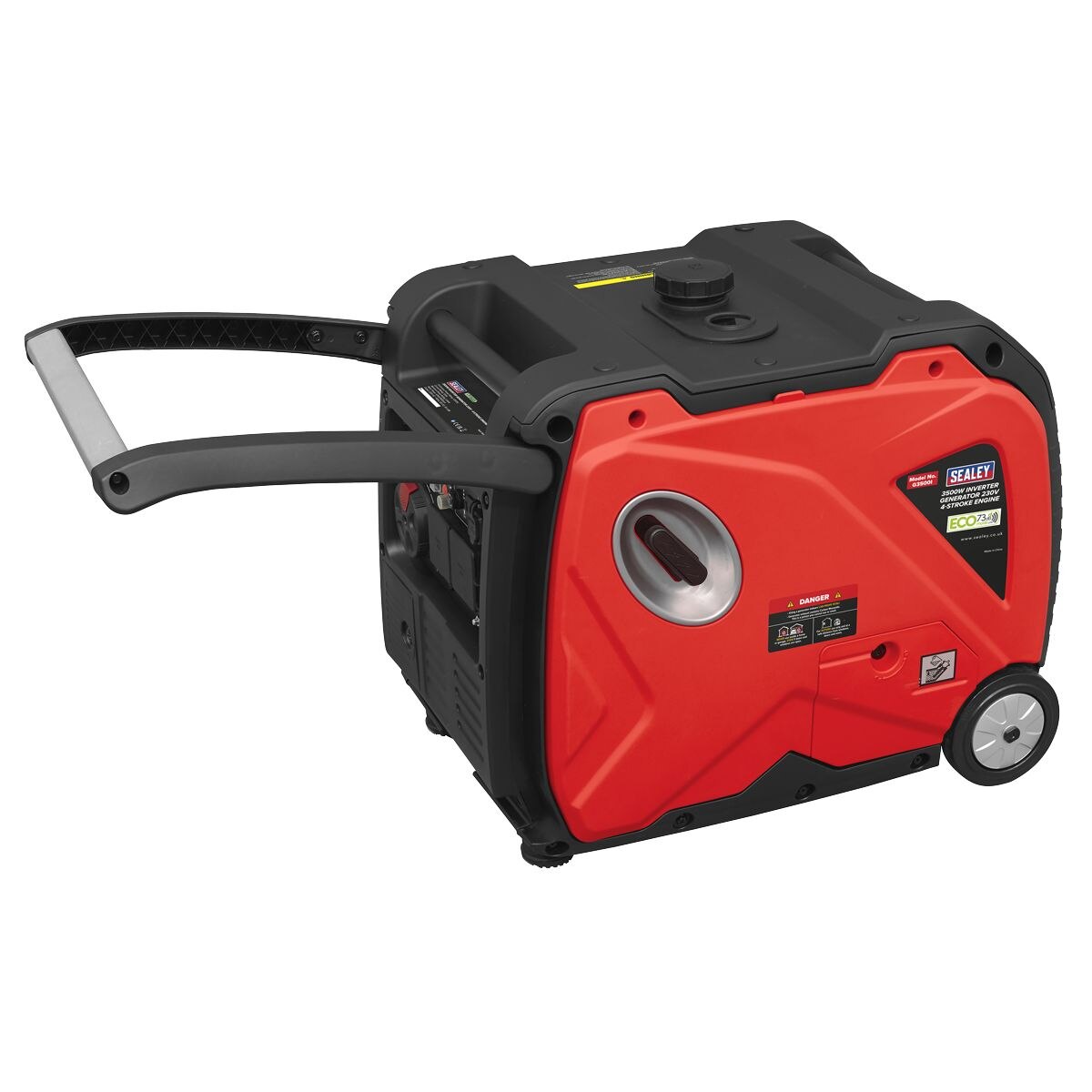 Sealey 3500W Inverter Generator 4-Stroke Engine 230V - Image 9