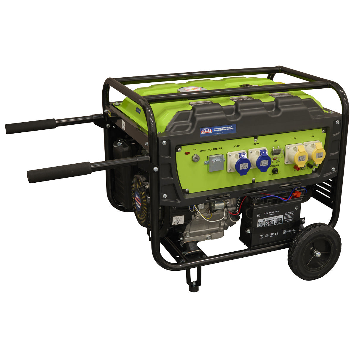 Sealey 5500W Generator 13hp 4-Stroke Engine 110/230V G5501