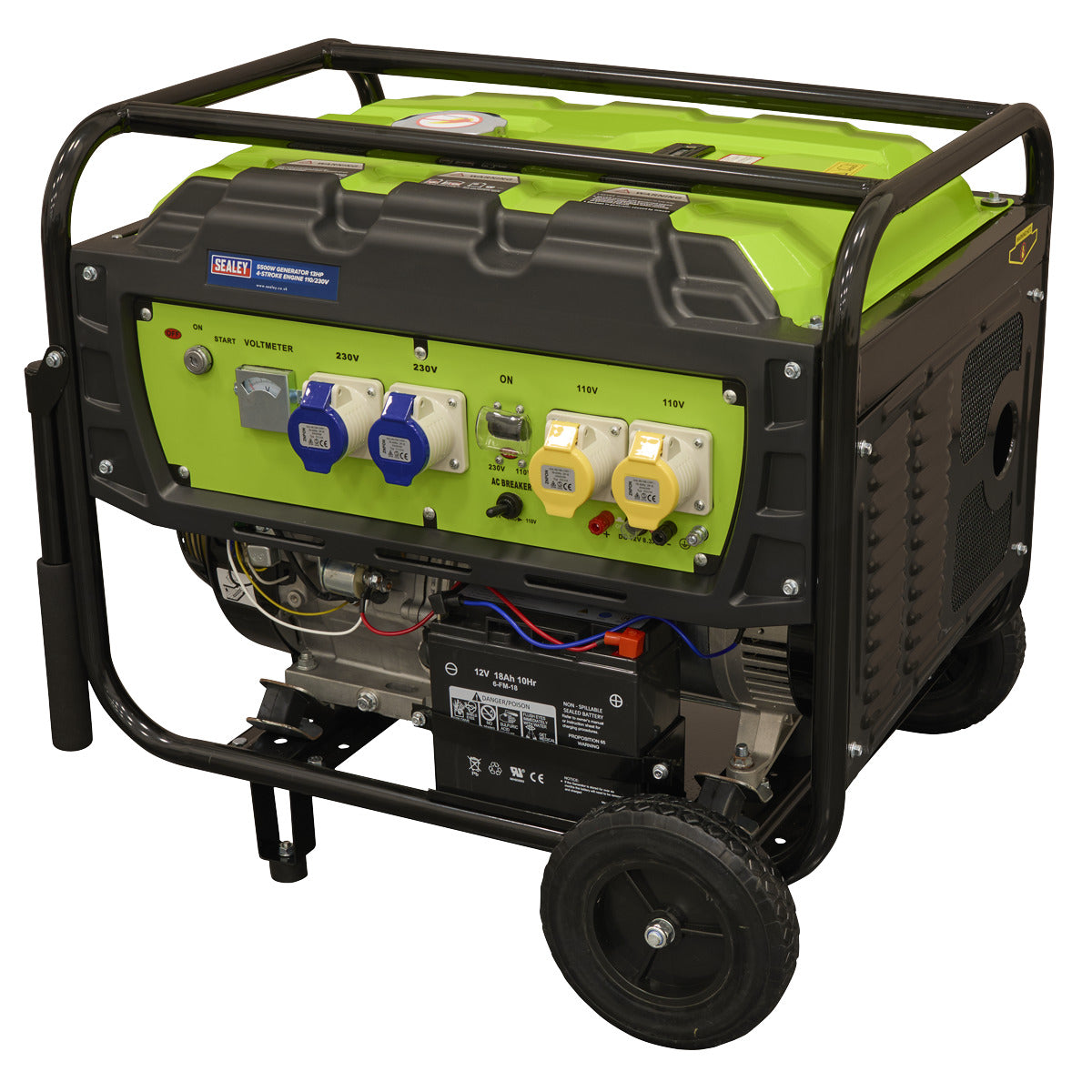 Sealey 5500W Generator 13hp 4-Stroke Engine 110/230V G5501