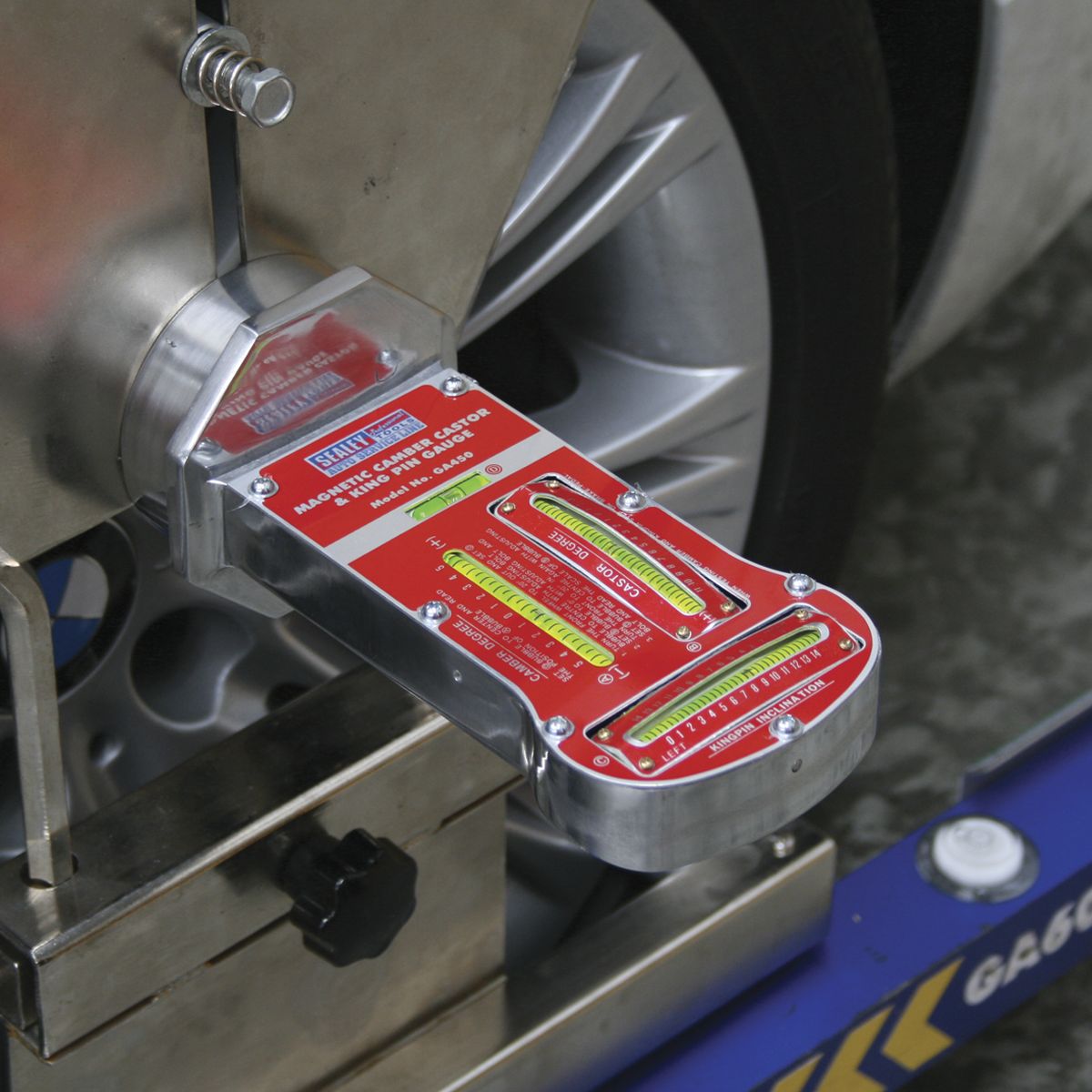 Sealey Magnetic Camber Castor & Kingpin Gauge - Image 3