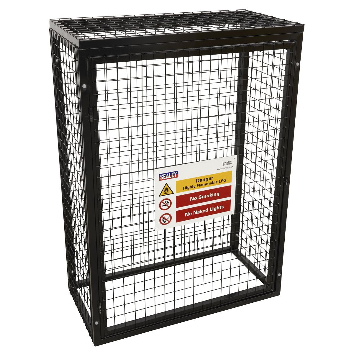 Sealey Gas Cylinder Safety Cage - 2 x 47kg - Image 1
