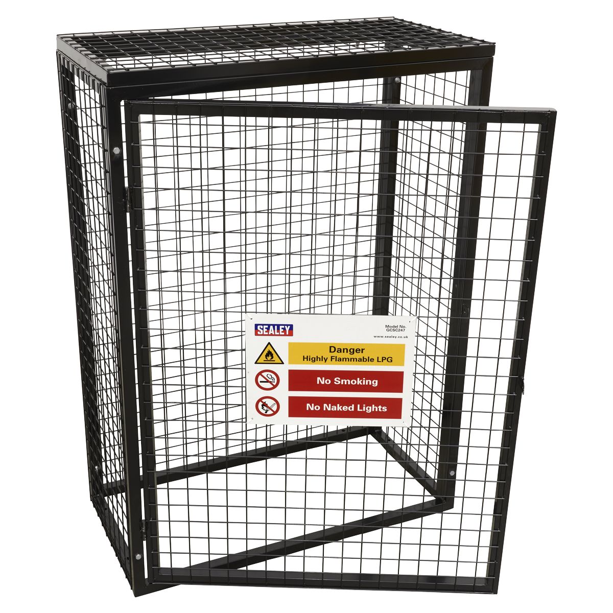 Sealey Gas Cylinder Safety Cage - 2 x 47kg - Image 4