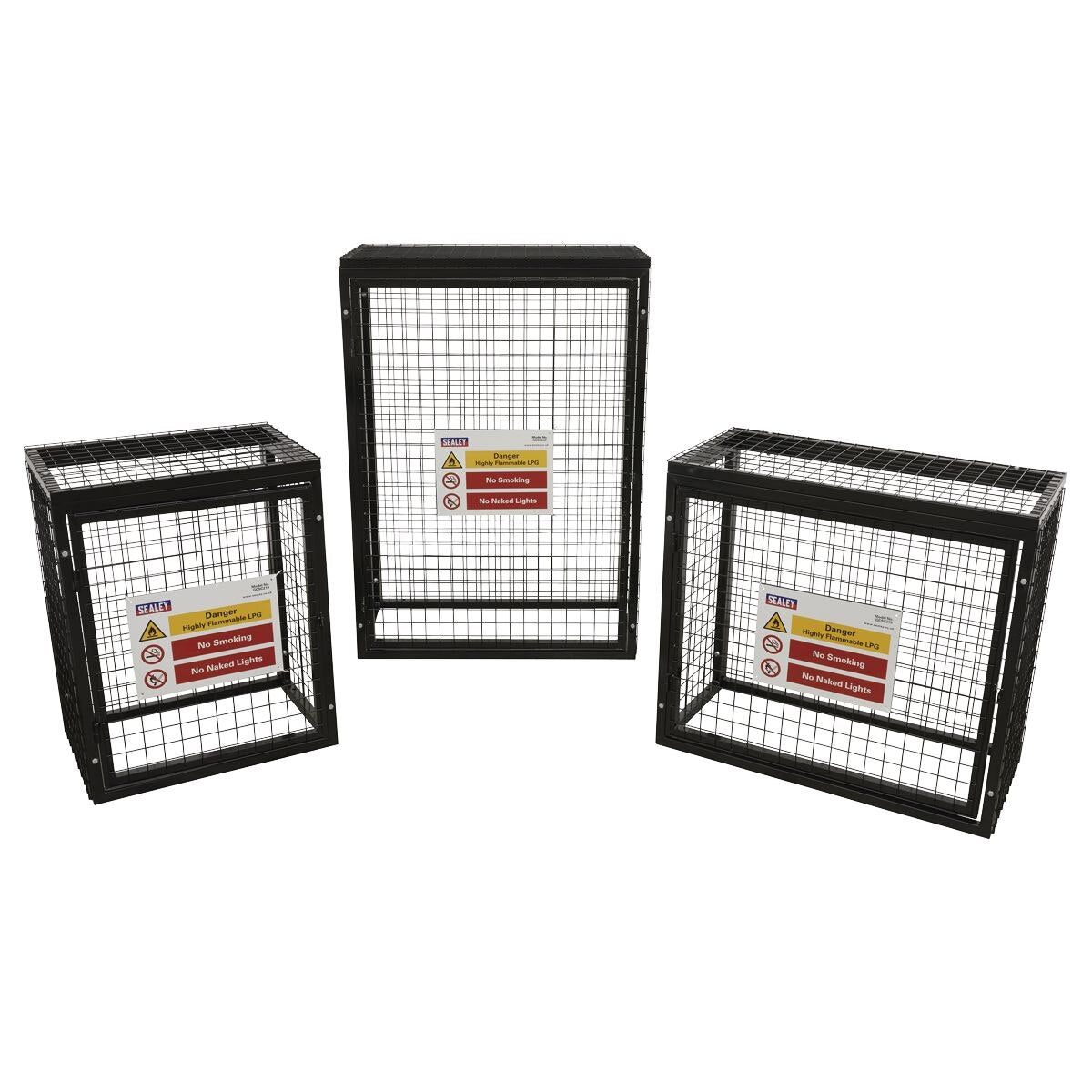 Sealey Gas Cylinder Safety Cage - 3 x 19kg - Image 2