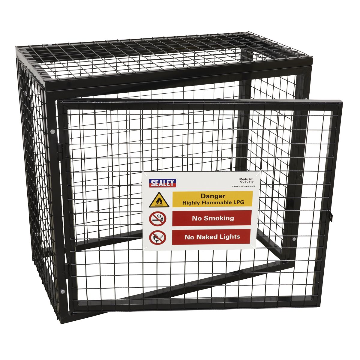 Sealey Gas Cylinder Safety Cage - 3 x 19kg - Image 5