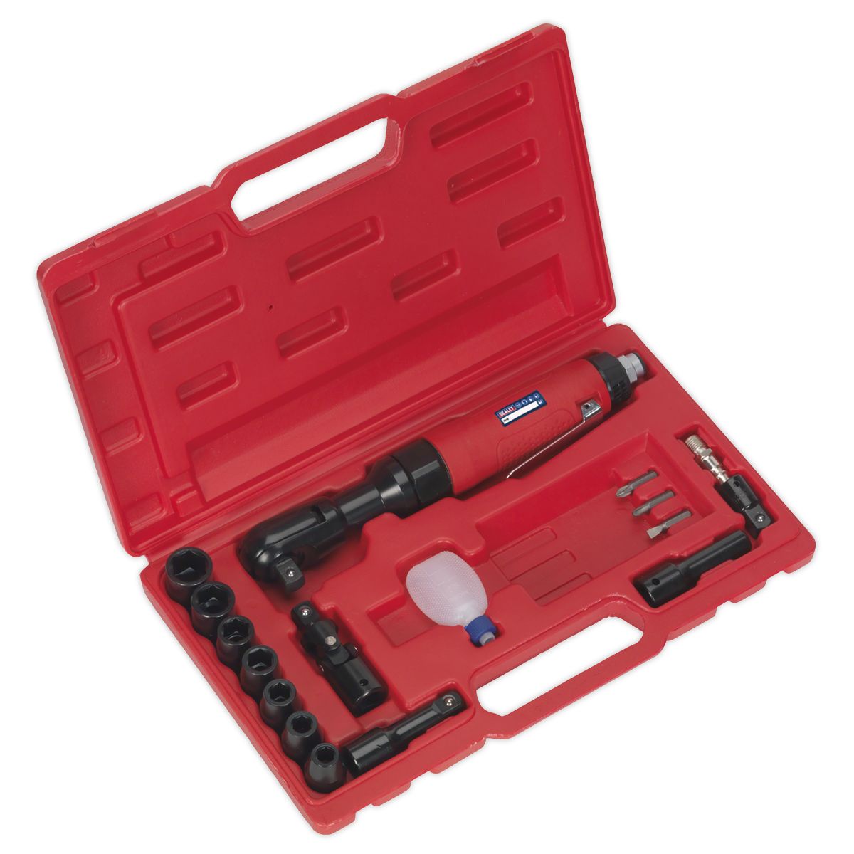 Sealey Generation Air Ratchet Wrench Kit 1/2"Sq Drive - Image 1
