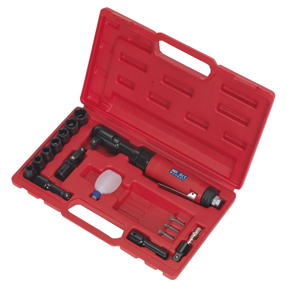 Sealey Generation Air Ratchet Wrench Kit 1/2"Sq Drive - Image 6