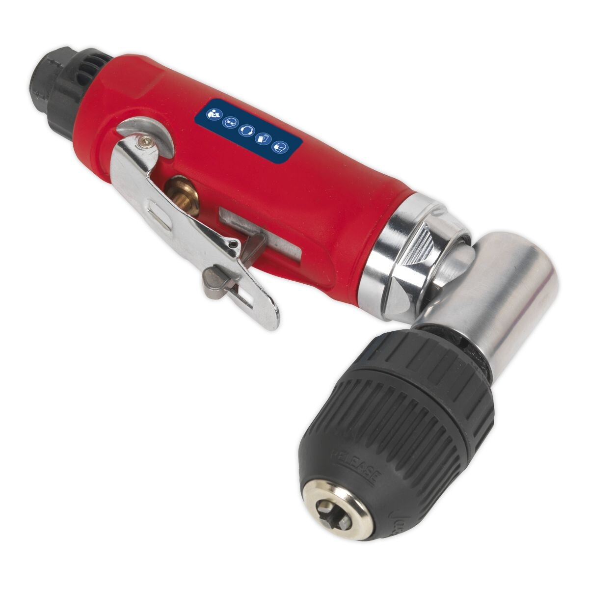 Sealey Generation Air Angle Drill with Keyless Chuck 10mm - Image 2
