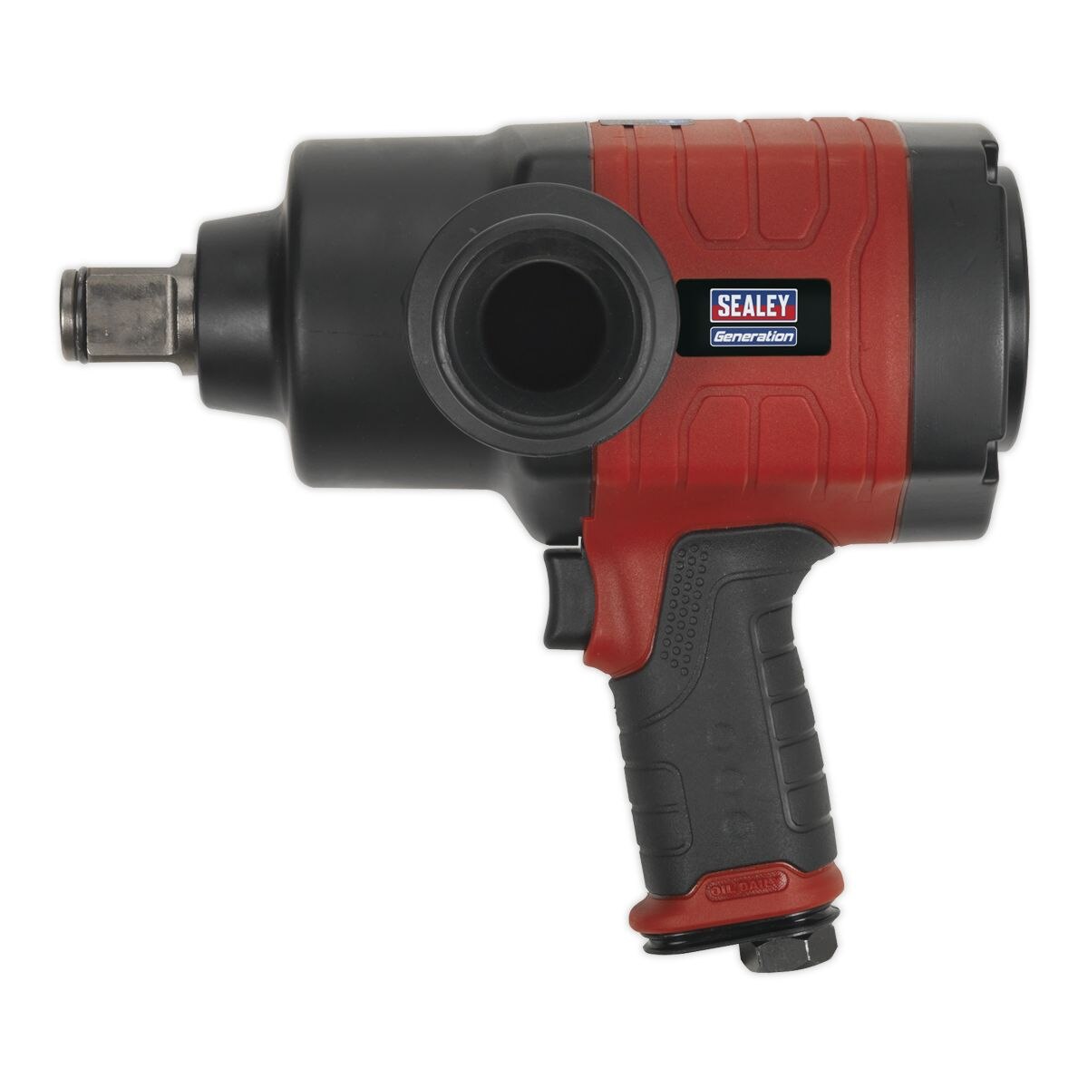 Sealey Generation Composite Twin Hammer Air Impact Wrench 1"Sq Drive - Image 4