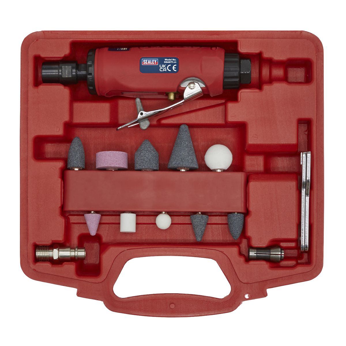 Sealey Generation Air Die Grinder Kit 15pc - Image 6