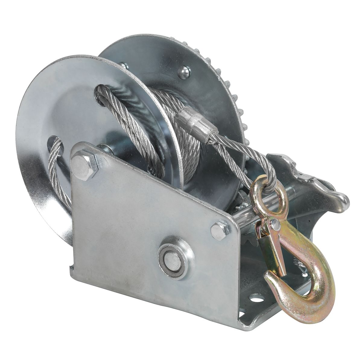 Sealey Geared Hand Winch with Cable 540kg Capacity - Image 2