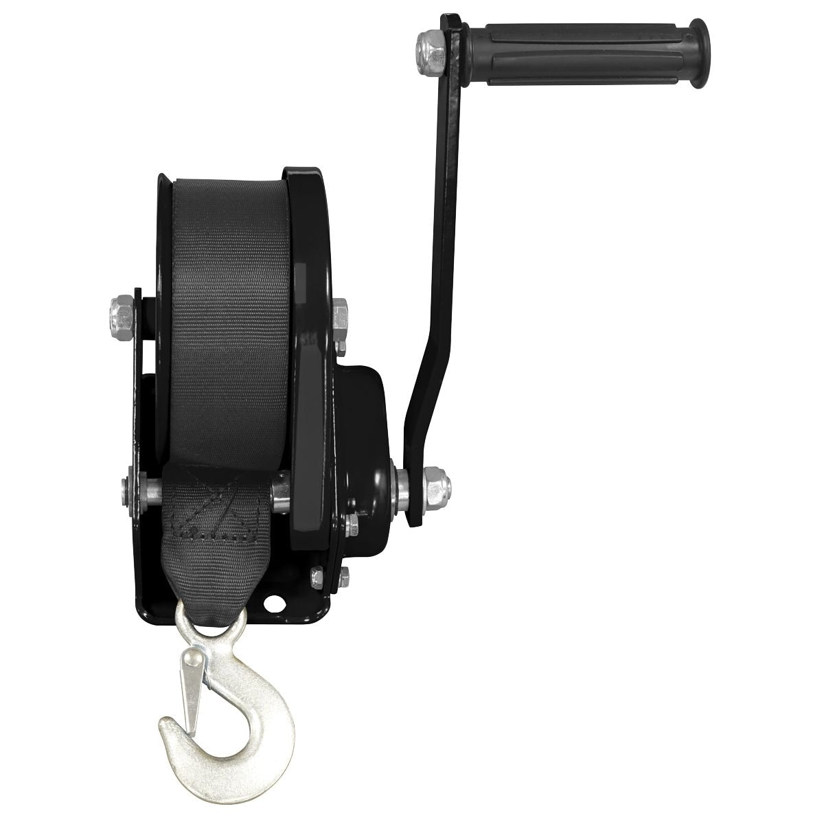 Sealey Geared Hand Winch with Brake & Webbing 540kg Capacity - Image 3