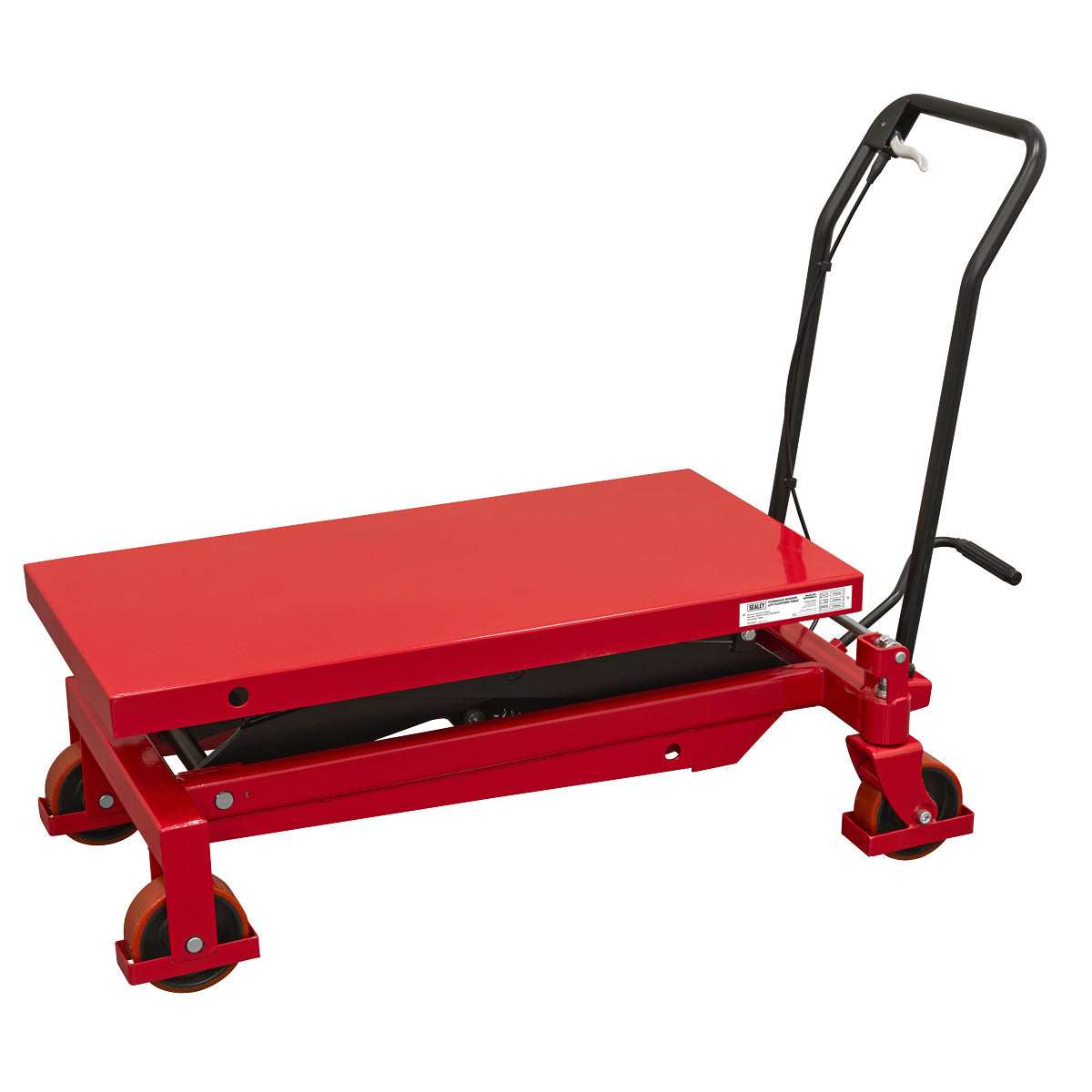 Sealey Hydraulic Scissor Lift Platform Table 1000kg Capacity HPT1000