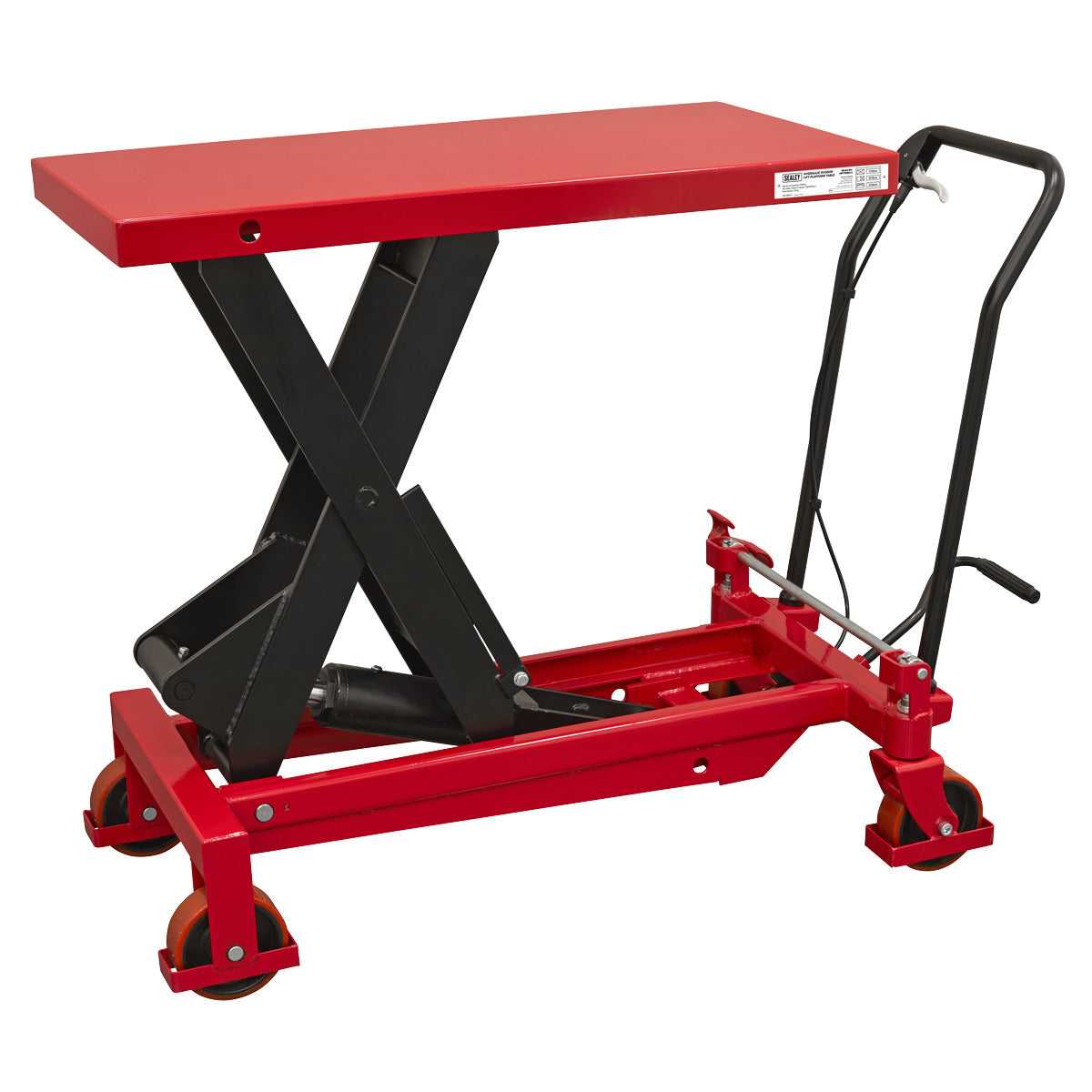 Sealey Hydraulic Scissor Lift Platform Table 1000kg Capacity HPT1000