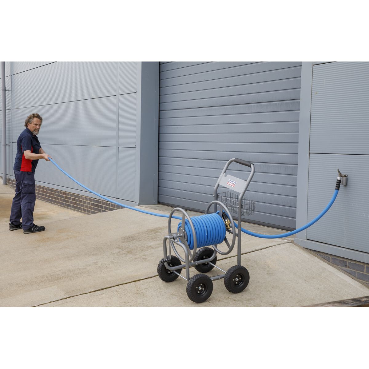Sealey Hose Reel Cart Heavy-Duty - Image 2