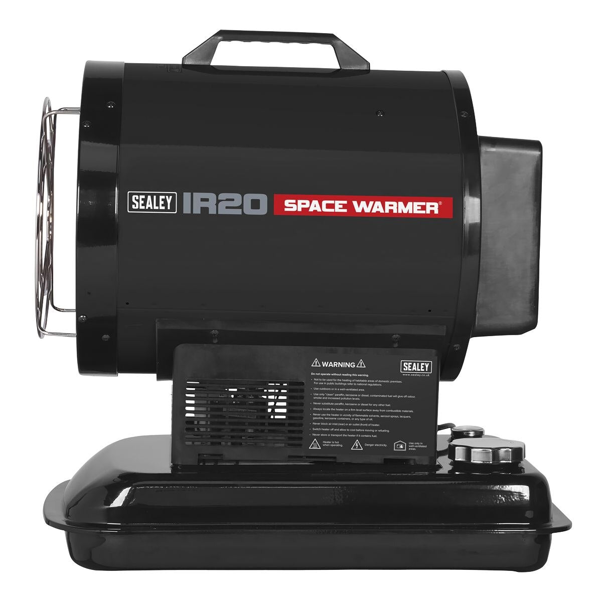 Sealey Space Warmer Infrared Paraffin/Kerosene/Diesel Heater 70,000Btu/hr - Image 7