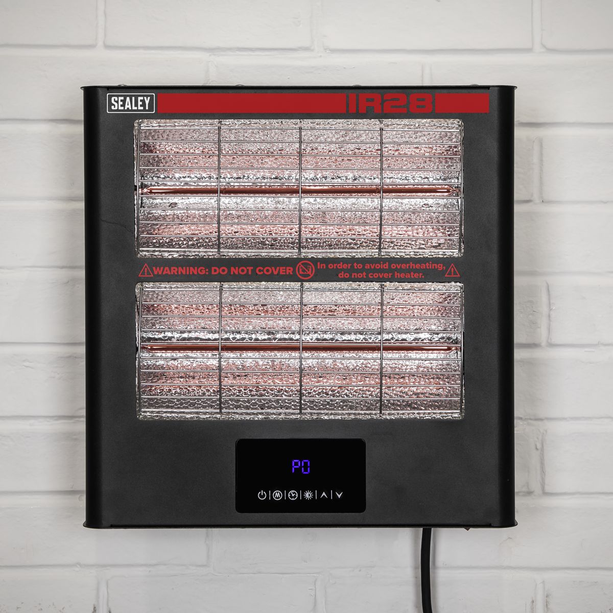 Sealey Wall Mounting Infrared Quartz Heater 2.8kW/230V - Image 6