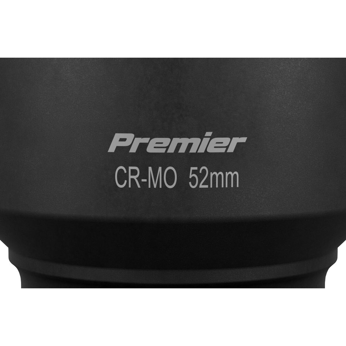 Sealey Premier Deep Impact Socket 1"Sq Drive 52mm - Image 4