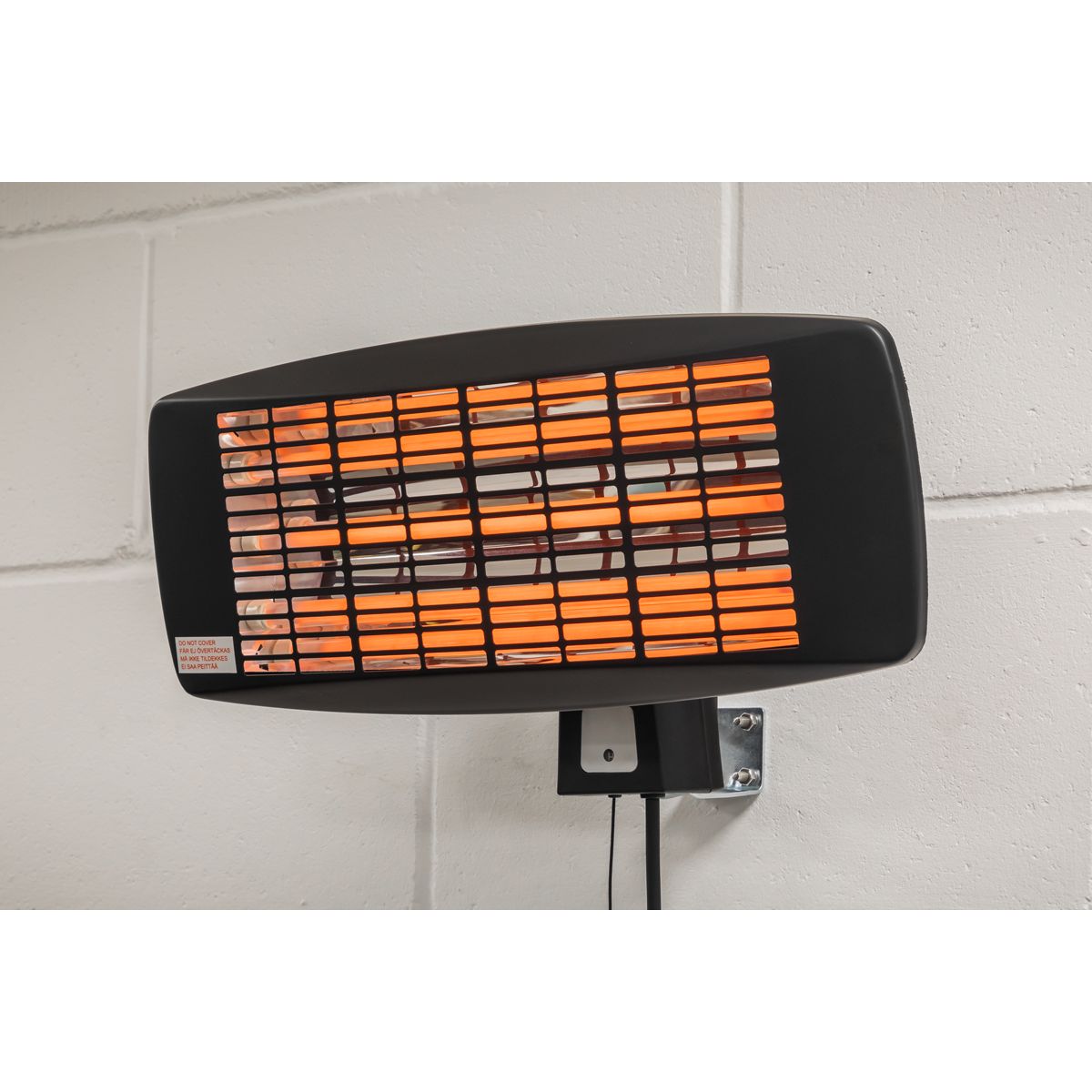Sealey Wall Mounting Infrared Quartz Heater 2000W/230V - Image 8