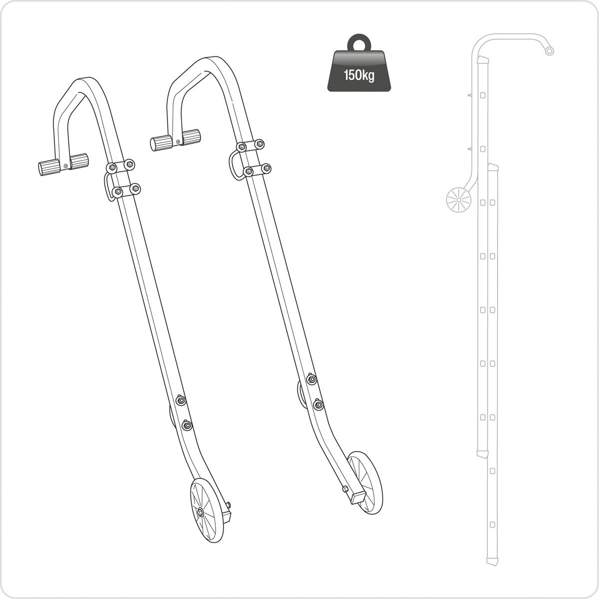Sealey Ladder Roof Hooks - Image 8