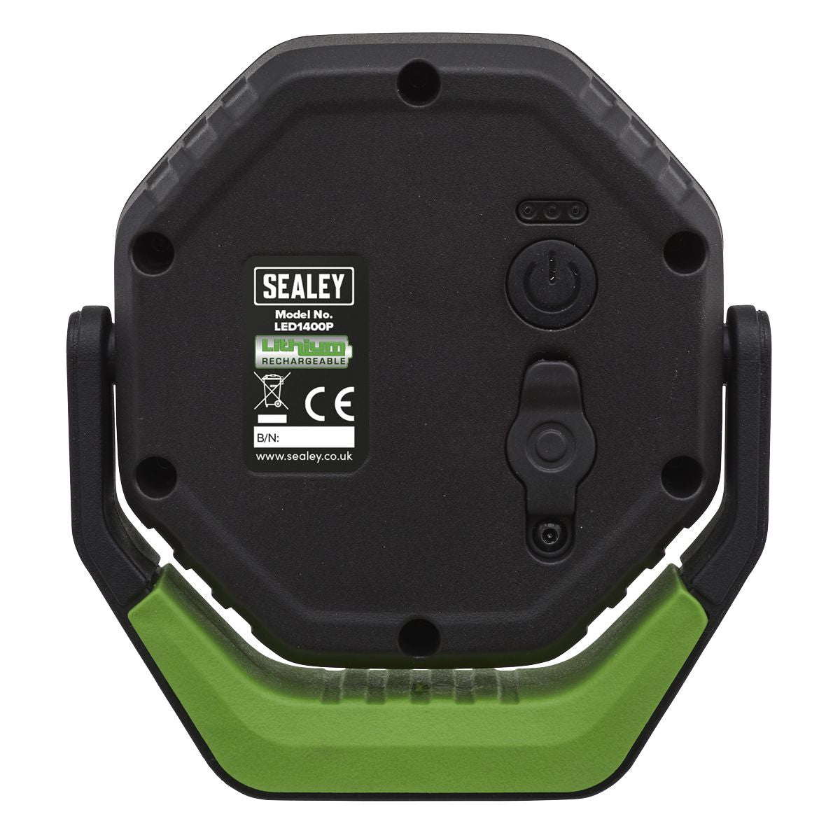 Sealey 360° Rechargeable Pocket Floodlight with Magnet 14W COB LED - Green - Image 2