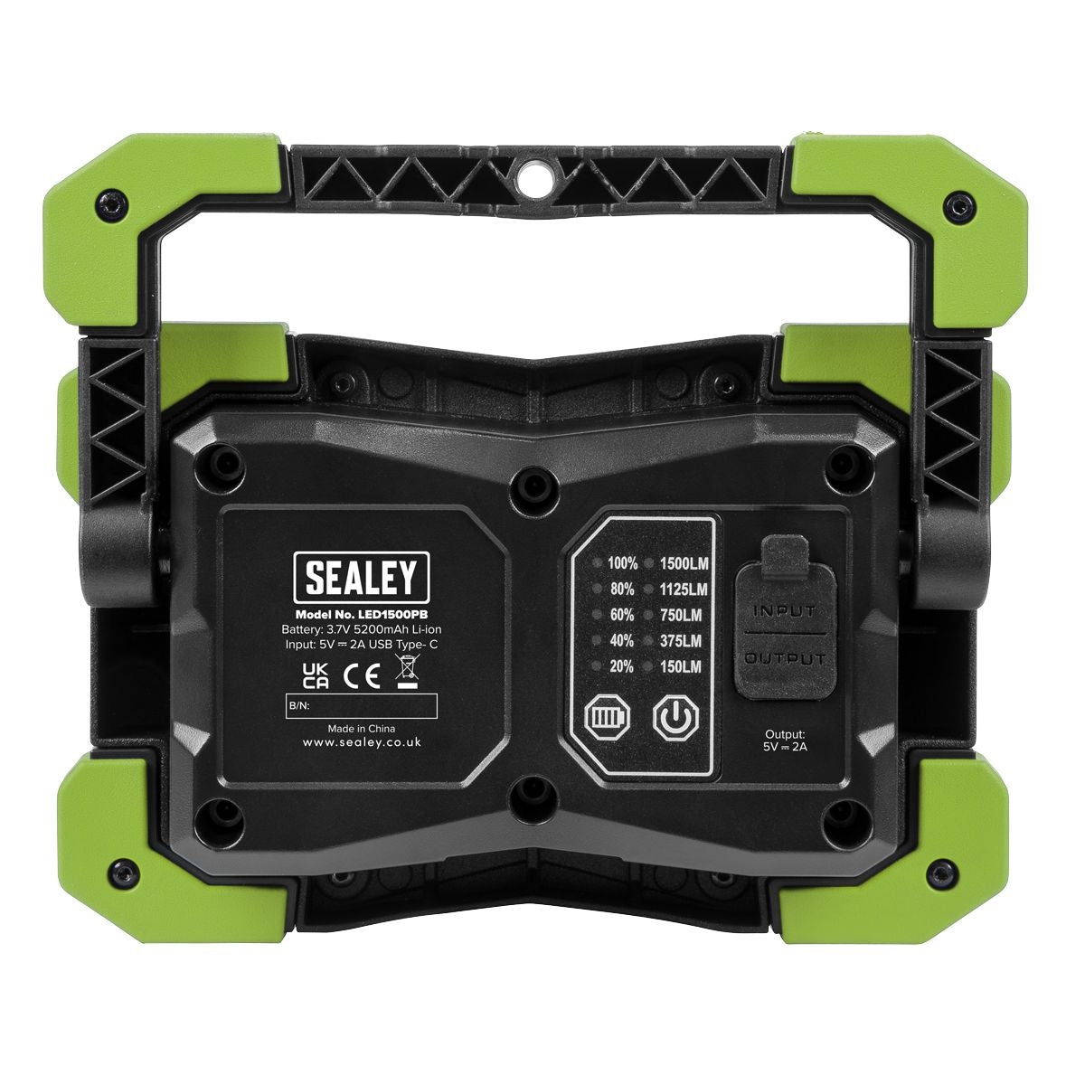 Sealey Portable Floodlight & Power Bank 15W COB LED - Image 4