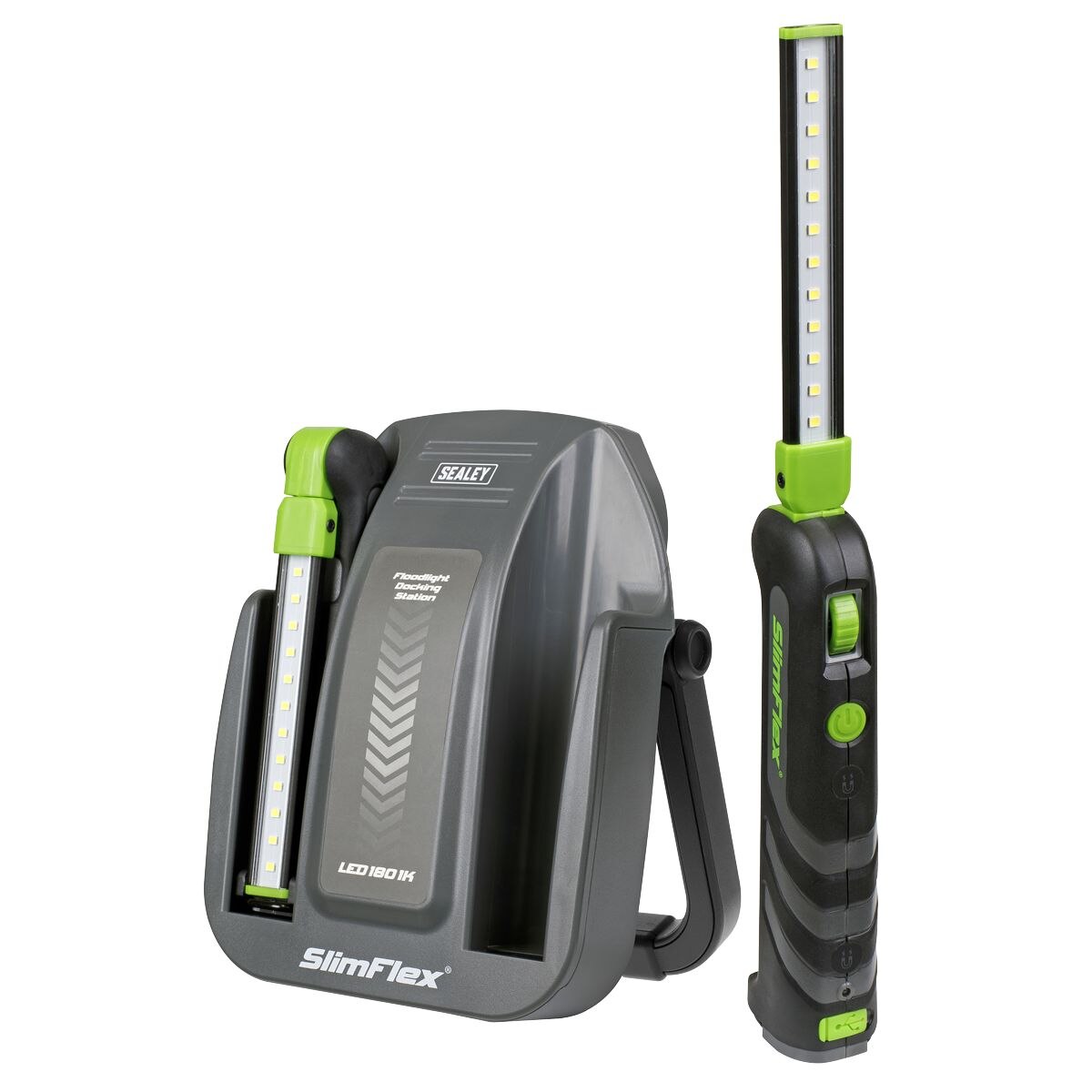 Sealey Rechargeable Floodlight/Folding Inspection Light Docking Station Kit - Image 5