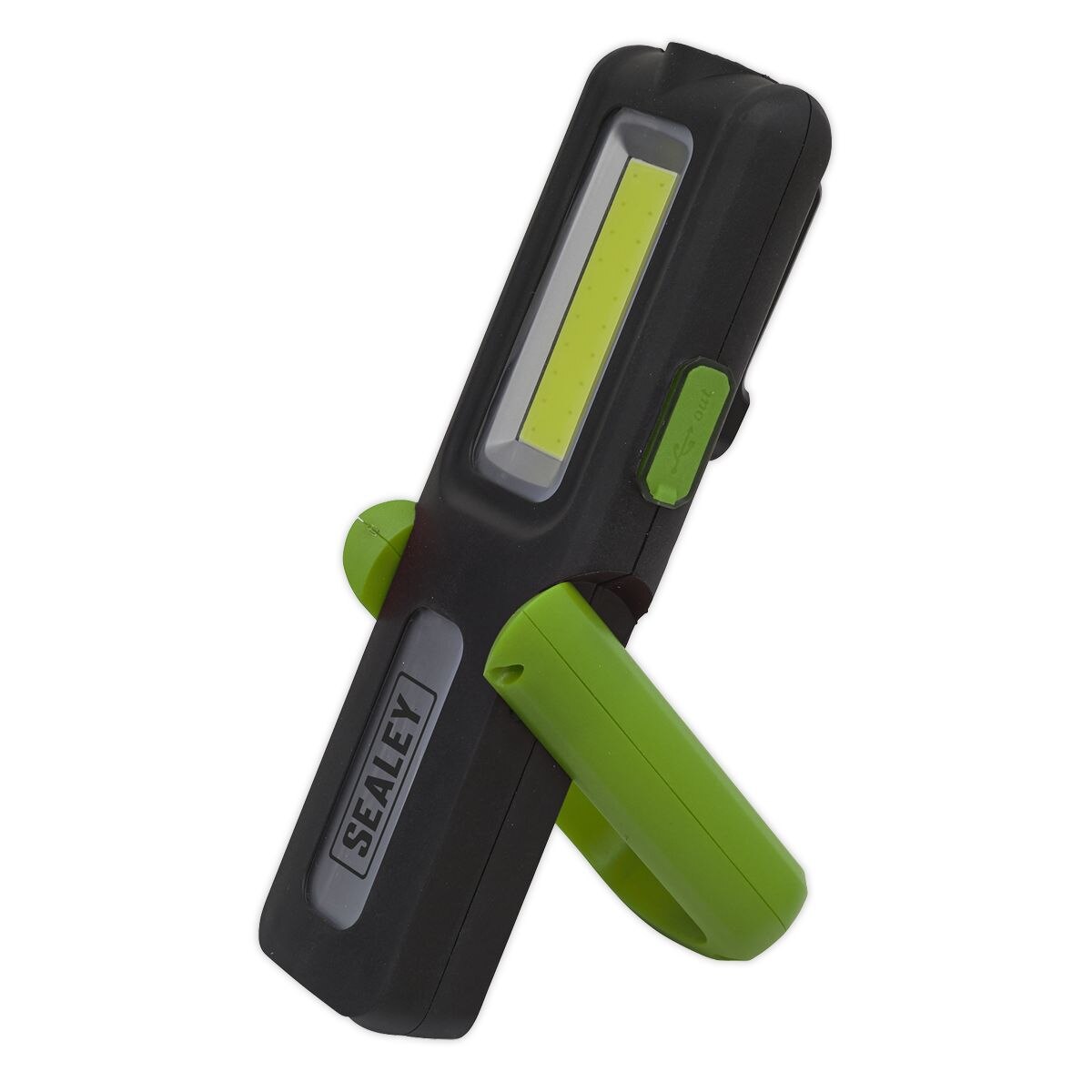 Sealey Rechargeable Inspection Light with Power Bank 5W COB & 3W SMD LED - Green - Image 9