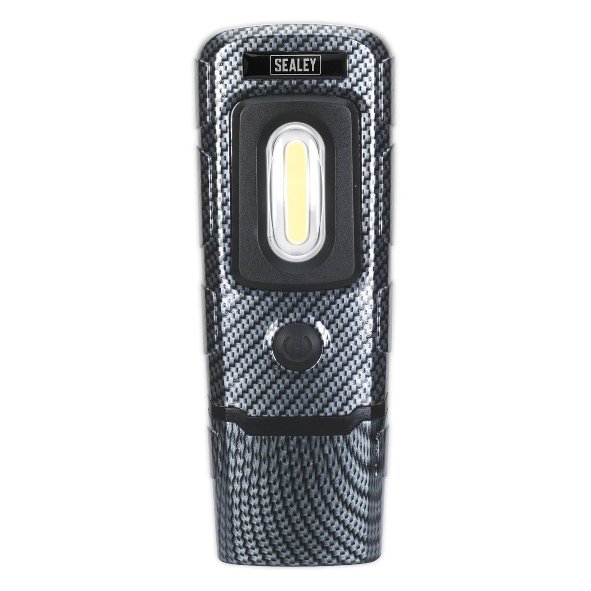 Sealey Rechargeable 360° Inspection Light 3W COB & 1W SMD LED - Carbon Fibre Effect - Image 4