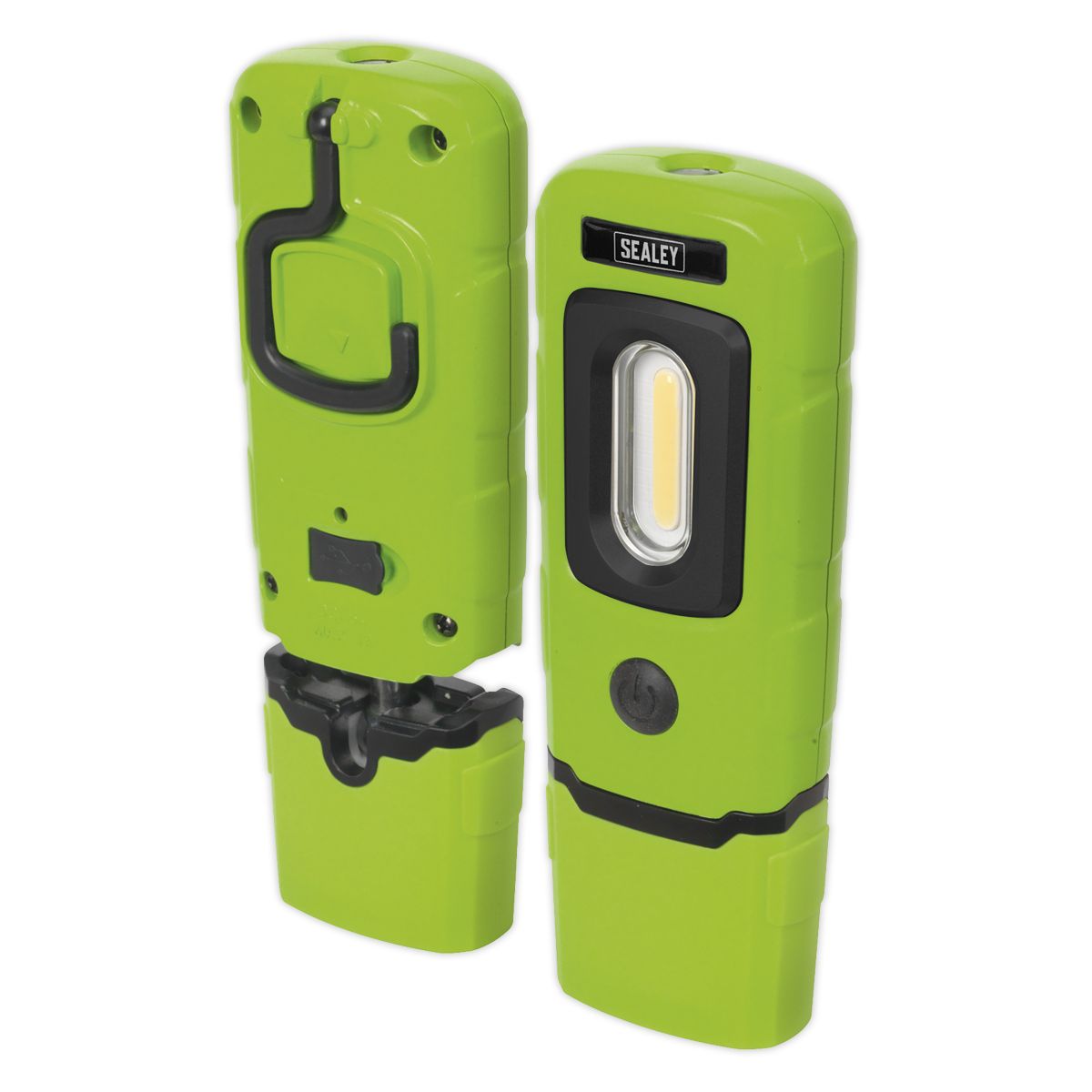Sealey Rechargeable 360° Inspection Light 3W COB & 1W SMD LED - Green - Image 8