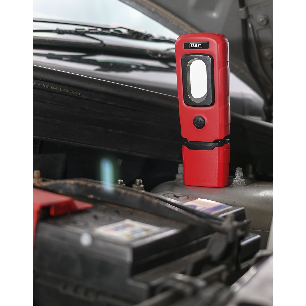 Sealey Rechargeable 360° Inspection Light 3W COB & 1W SMD LED - Red - Image 9