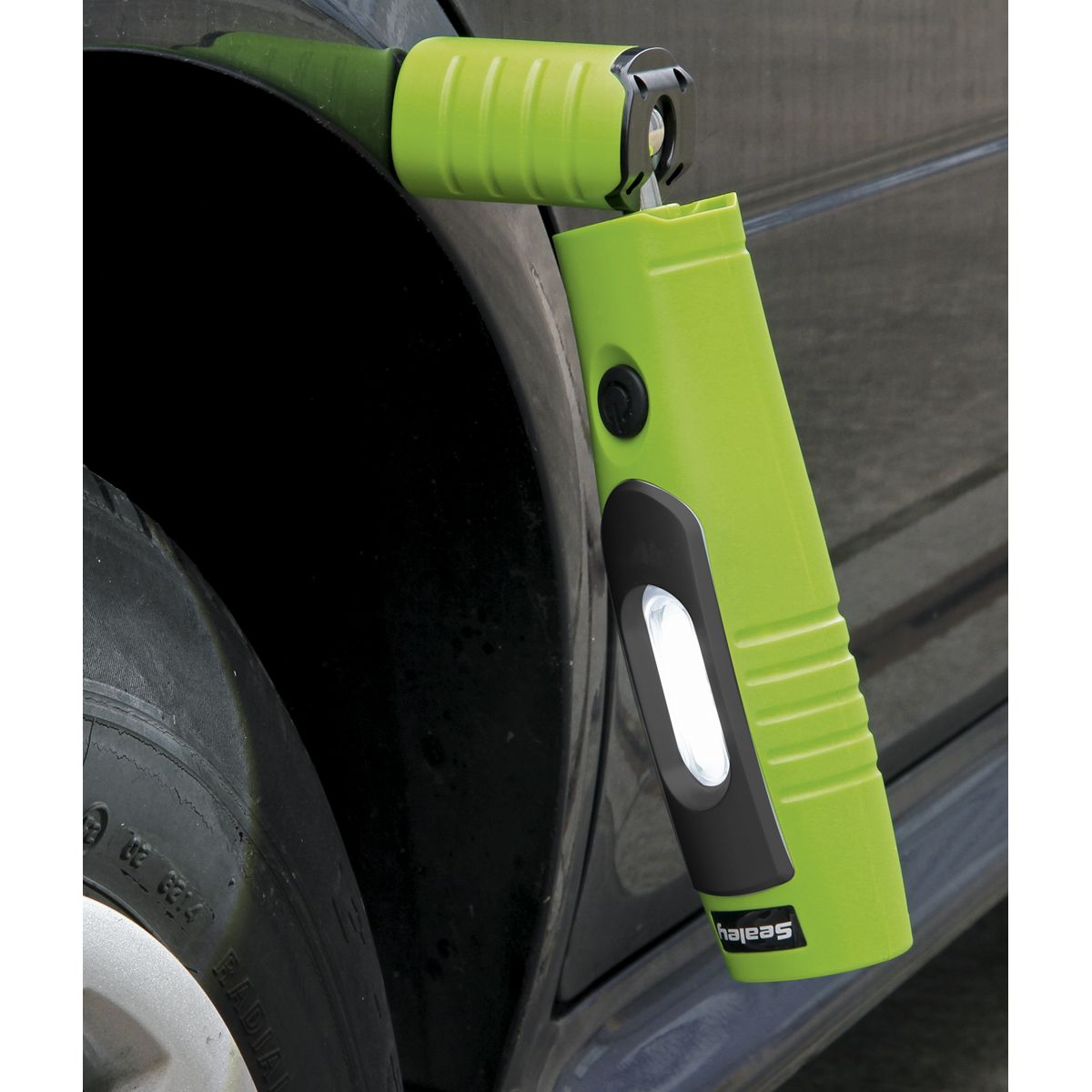 Sealey Rechargeable 360° Inspection Lamp 4W & 3W SMD LED - Green - Image 9