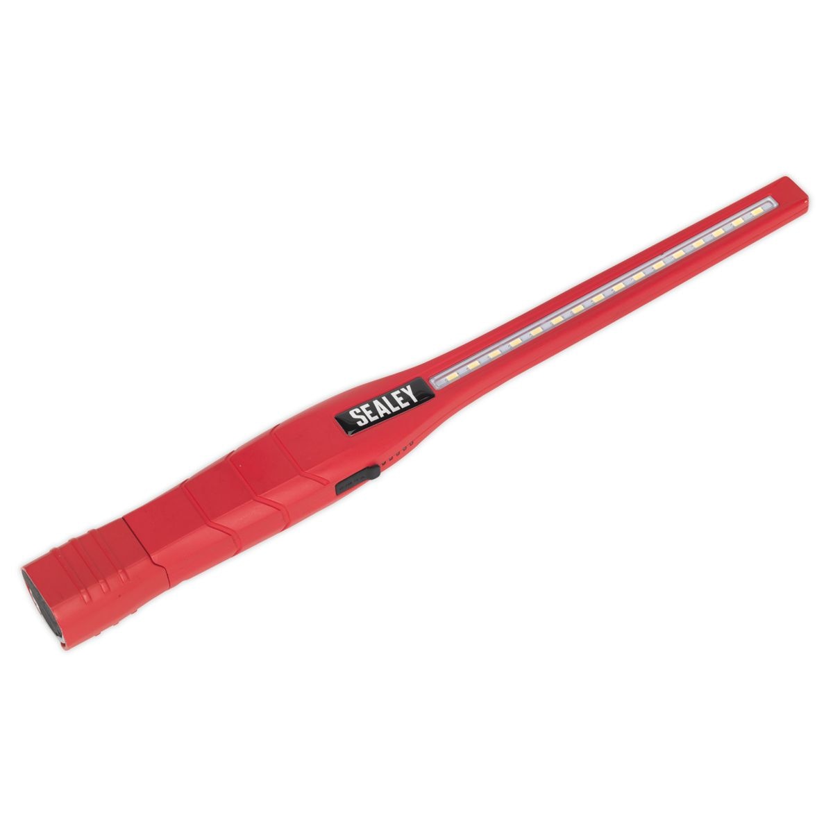 Sealey Rechargeable 360° Slim Inspection Light 8W & 1W SMD LED - Red - Image 1