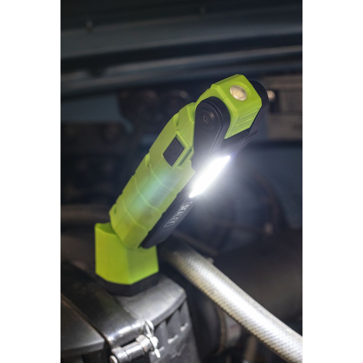 Sealey Rechargeable 360° Inspection Light 10W & 2 x 4W SMD LED - Green - Image 5
