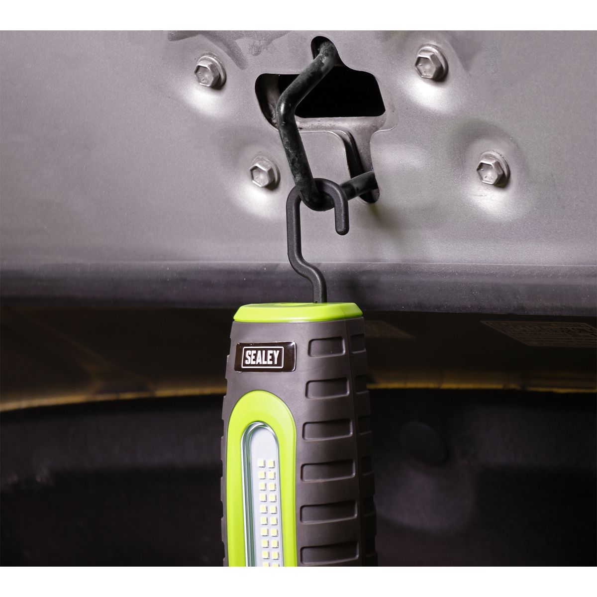 Sealey Rechargeable 360° Inspection Lamp 15W & 3W SMD LED - Green - Image 4