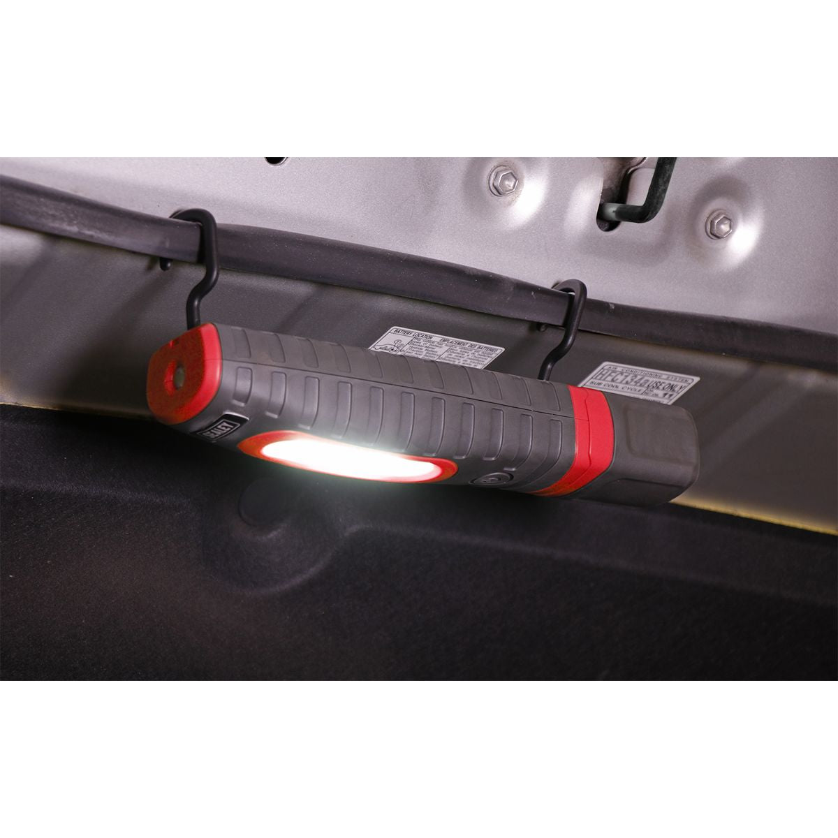 Sealey Rechargeable 360° Inspection Light 15W & 3W SMD LED - Red - Image 4