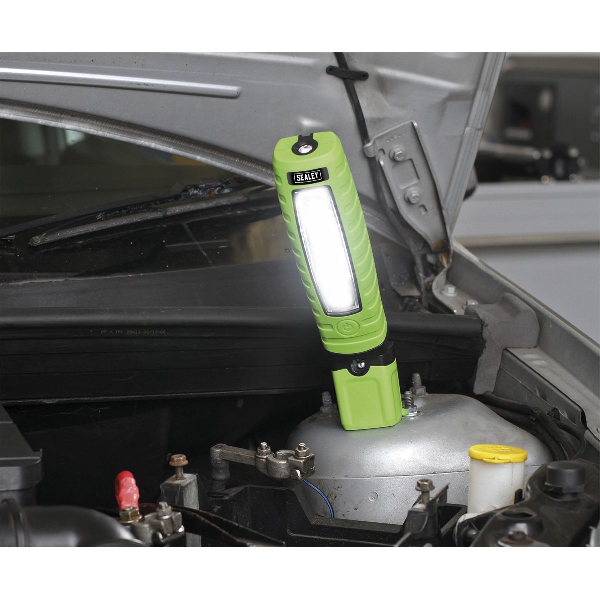 Sealey Rechargeable 360° Inspection Light 8W & 3W SMD LED - Green - Image 4