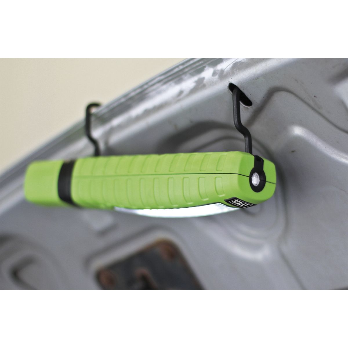 Sealey Rechargeable 360° Inspection Light 8W & 3W SMD LED - Green - Image 5